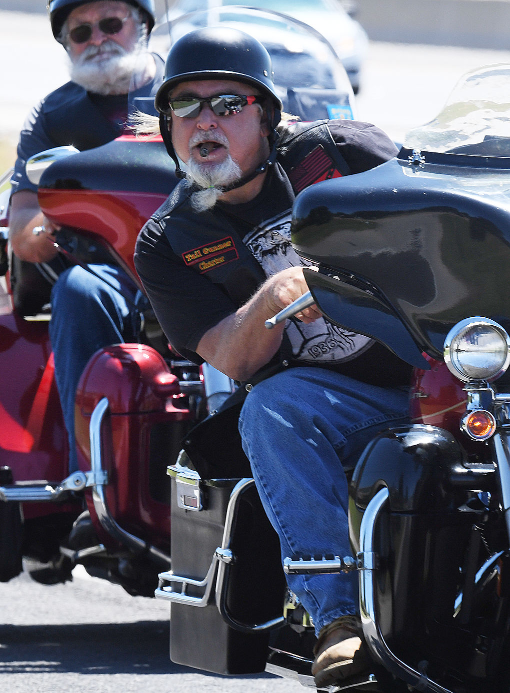 Hundreds of bikers ride in 9/11 memorial